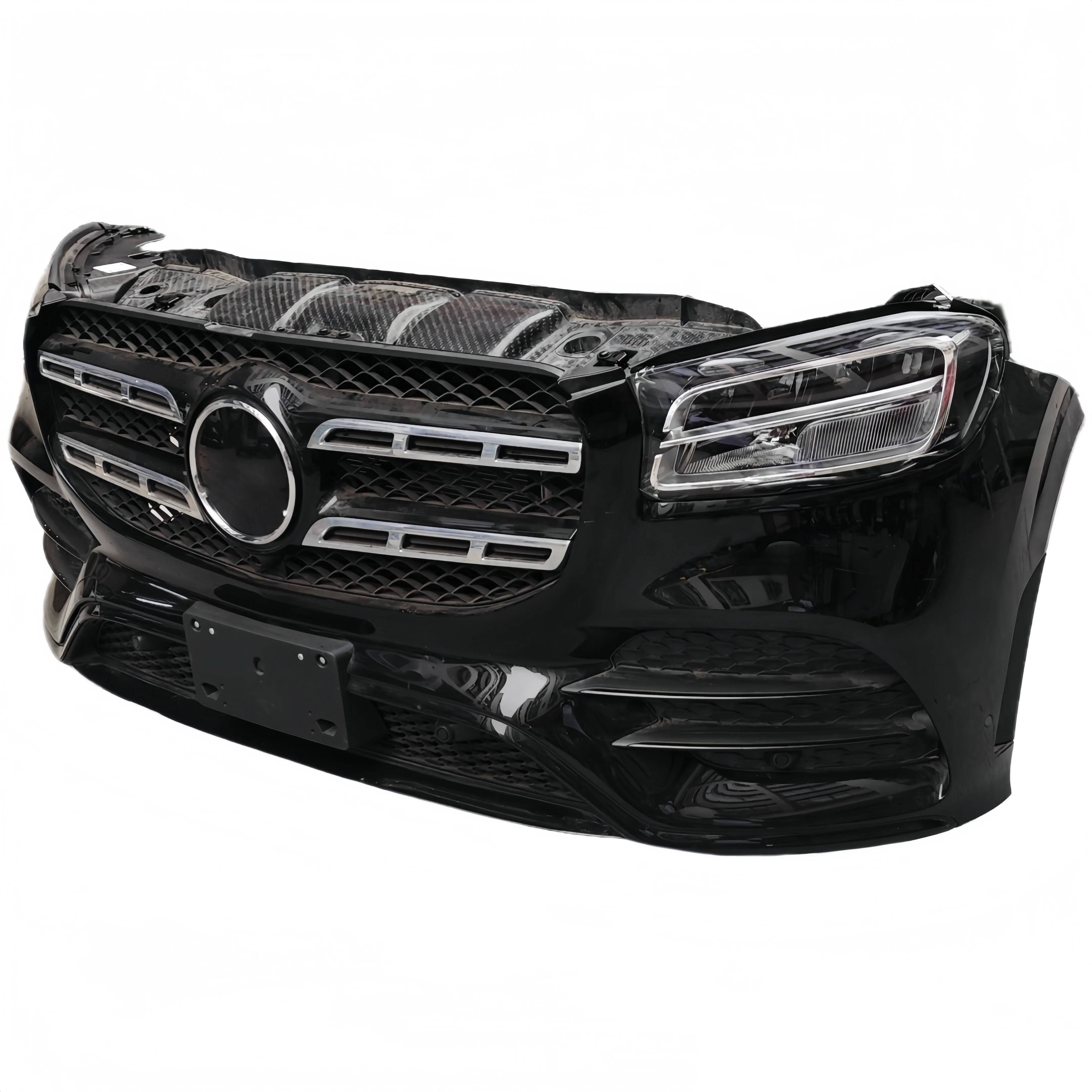 

For GLS-Class GLS400 GLS450GLS580 Head Mouth W167 Front Bumper Assembly Headlight Grille Surround Guard Original