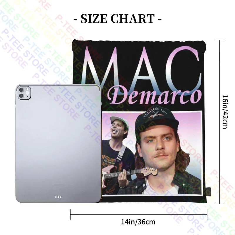 Mac Demarco Drawstring Bags Gym Bag Travel Schoolbag Lightweight Bags For Travel