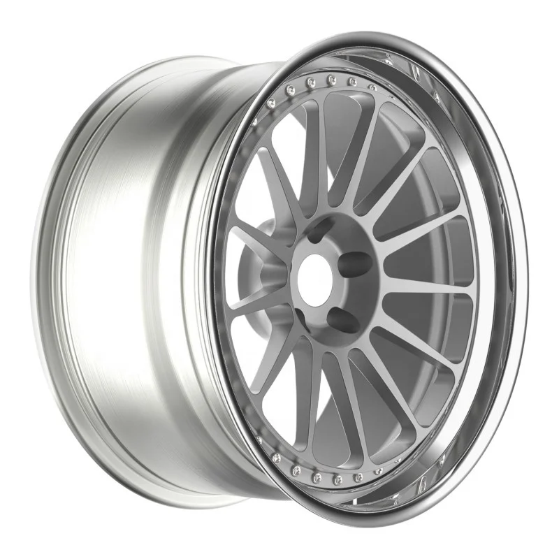 

Custom Two Piece Multi Spoke Wheel 18 19 20 21 22Inch 5Hole PCD 5x120 5x114.3 5x120 Polished Forged Aluminum Alloy Car Wheel Rim