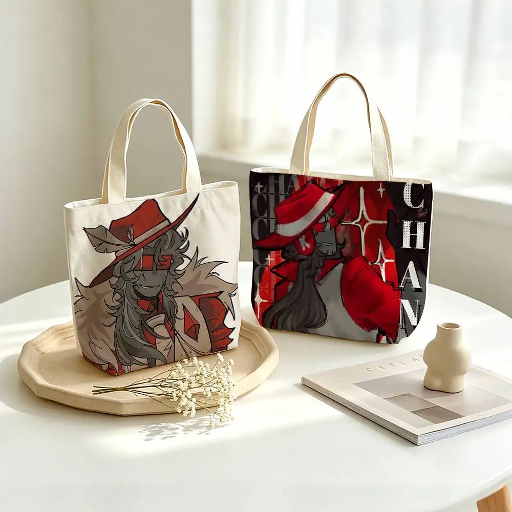 Gambler C-Chance Forsaken Printed Canvas Tote Bag Shoulder Bag Commuter Mommy Shopping Bag