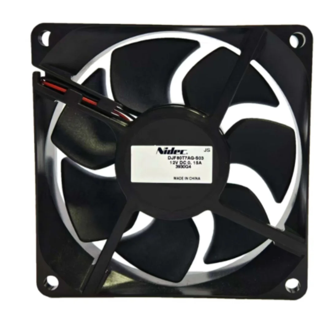 

Nidec DJF80T7AG-S03 DC 12V 0.15A 80x80x25mm 2-Wire Server Cooling Fan