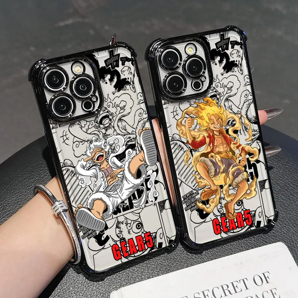 Hot LuffyS Sun God NikaS Plating Phone Case For Samsung S26 S25 S24 S23 S22 S21 S20 FE Note20 Edge Plus Ultra 4G 5G Anti Fall