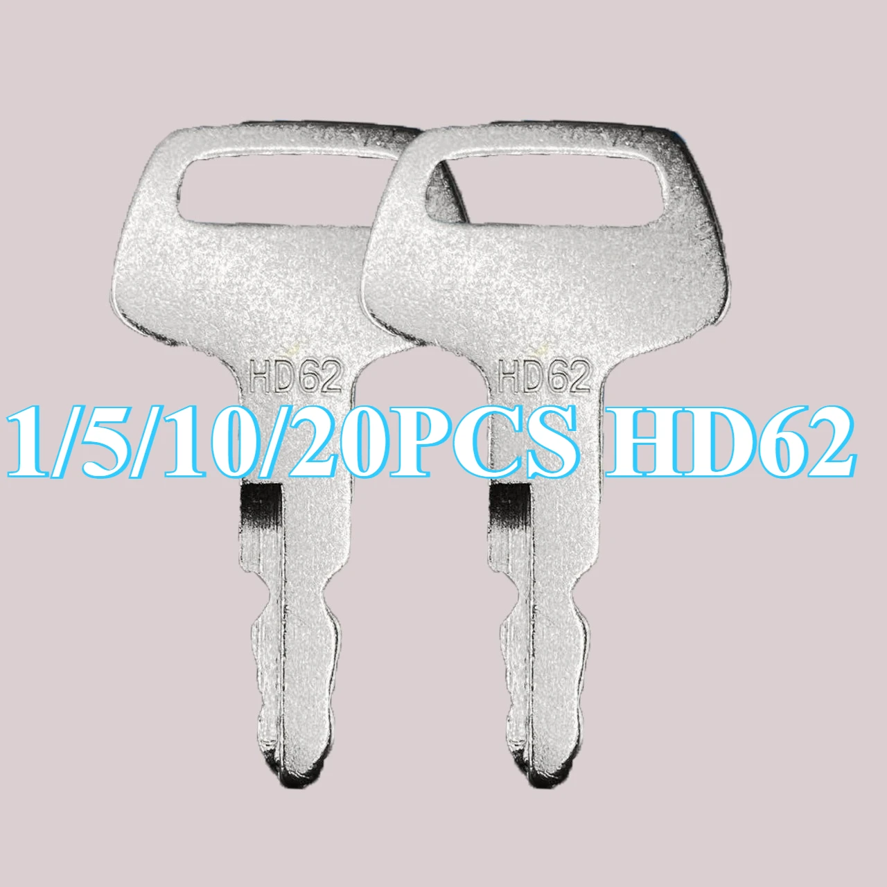 Ignition Keys 1/5/10/20PCS HD62 41307-00007 Mini Excavator E17C E18C E26C E30C E33C E37C