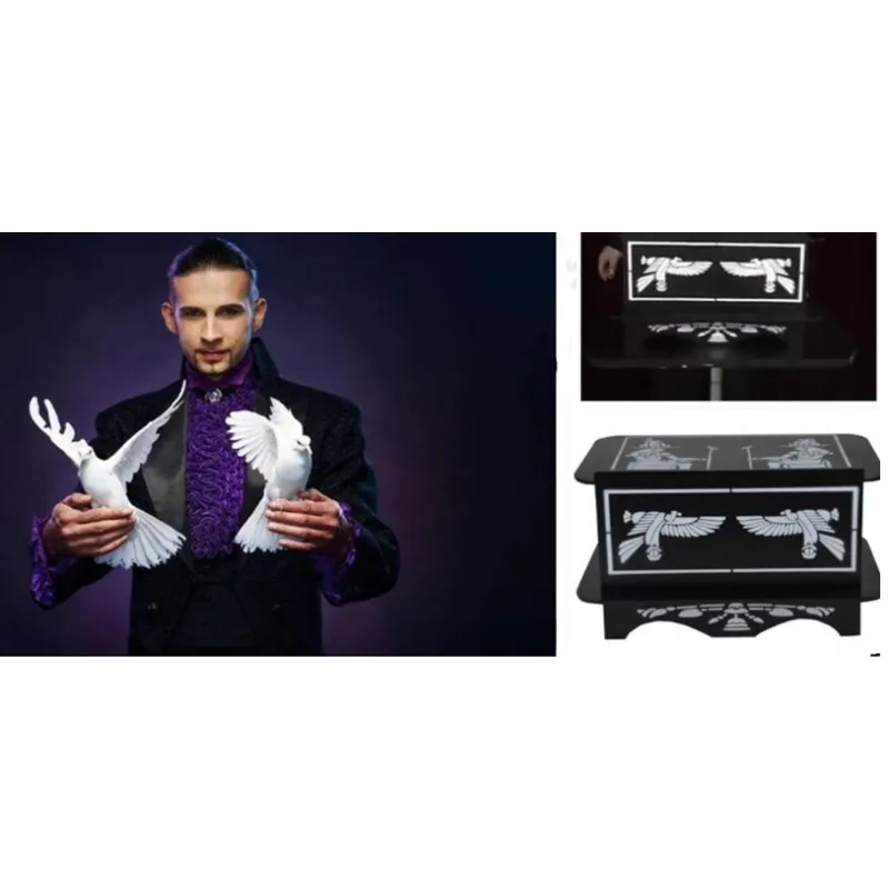 

Nite Club Dove Vanish Magic Tricks Профессиональный фокусник Magie Box Сценические иллюзии Аксессуары Реквизит для комедии Ментализм