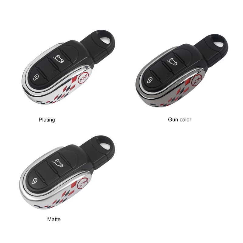 Metal Car Key Shell for Mini Cooper F55 F56 F57 F54 F60 Car Accessorie Alloy  Key Cover Keycase Key Chain Material Car Key Cover