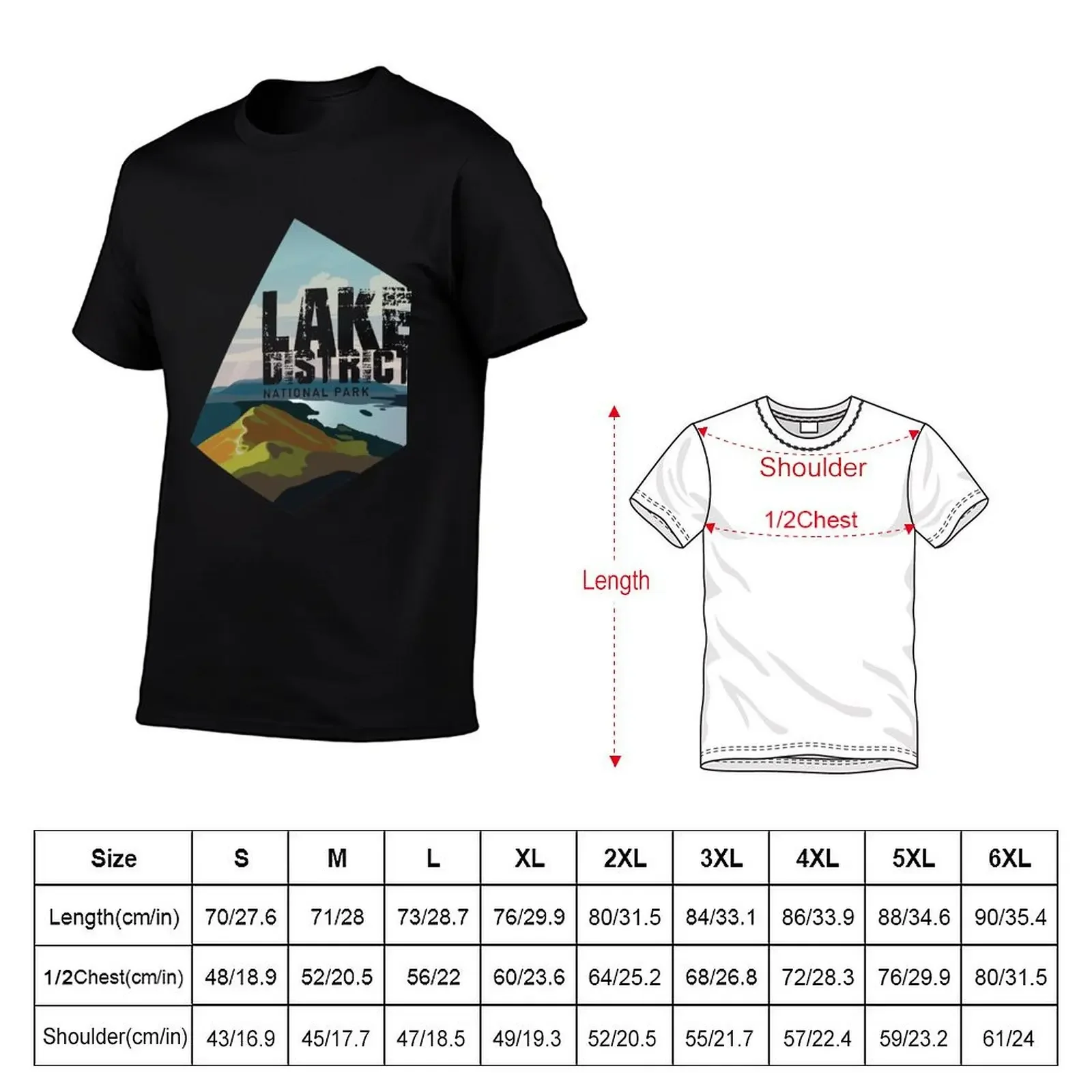 Lake District T-Shirt blanks customizeds anime boys animal print men t shirts