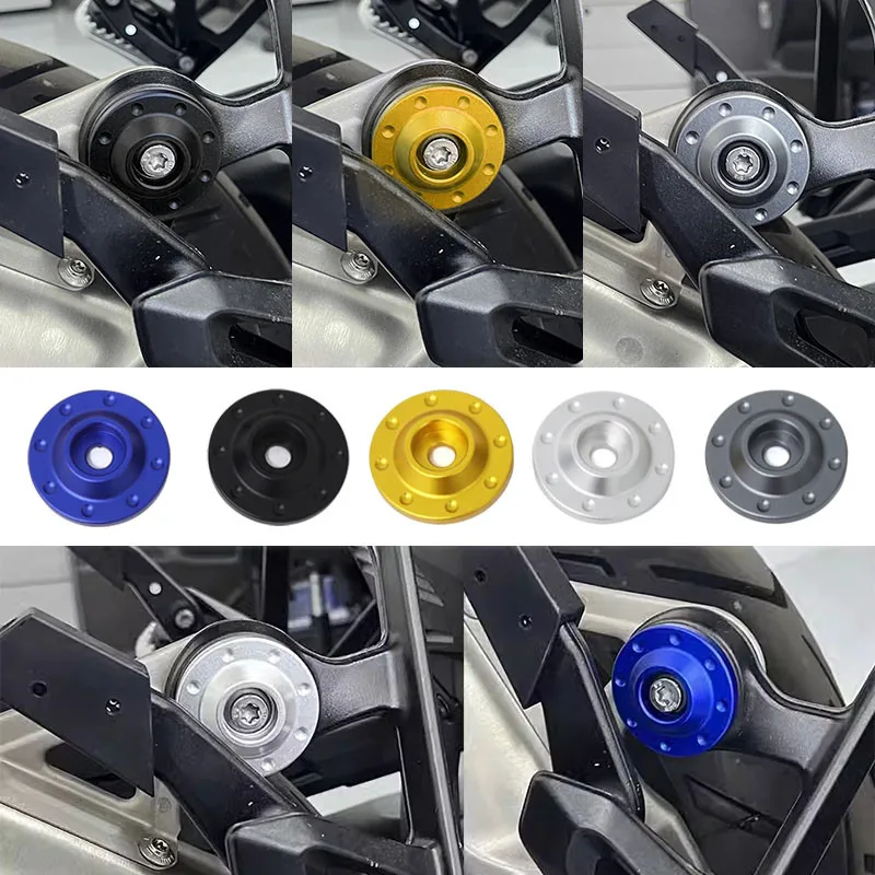 

Motorcycle Exhaust Bracket Cover Decorative Cover Pipe Tail End Plate Accessory For R1300GS RR 1300 GS R 1300GS