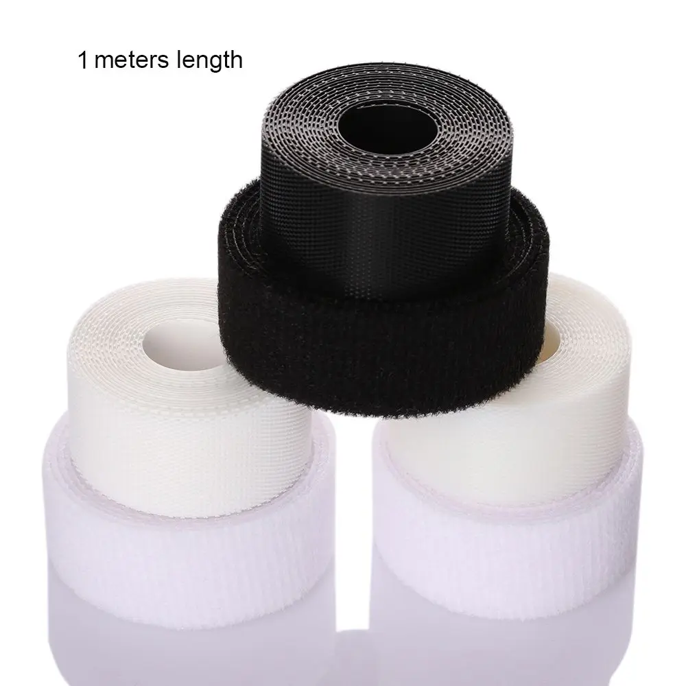 High Quality DIY Clothing Accessories Black/White Magic Tapes Sticker Sewing Stickers Clothes Fastener Tape Paste Strap