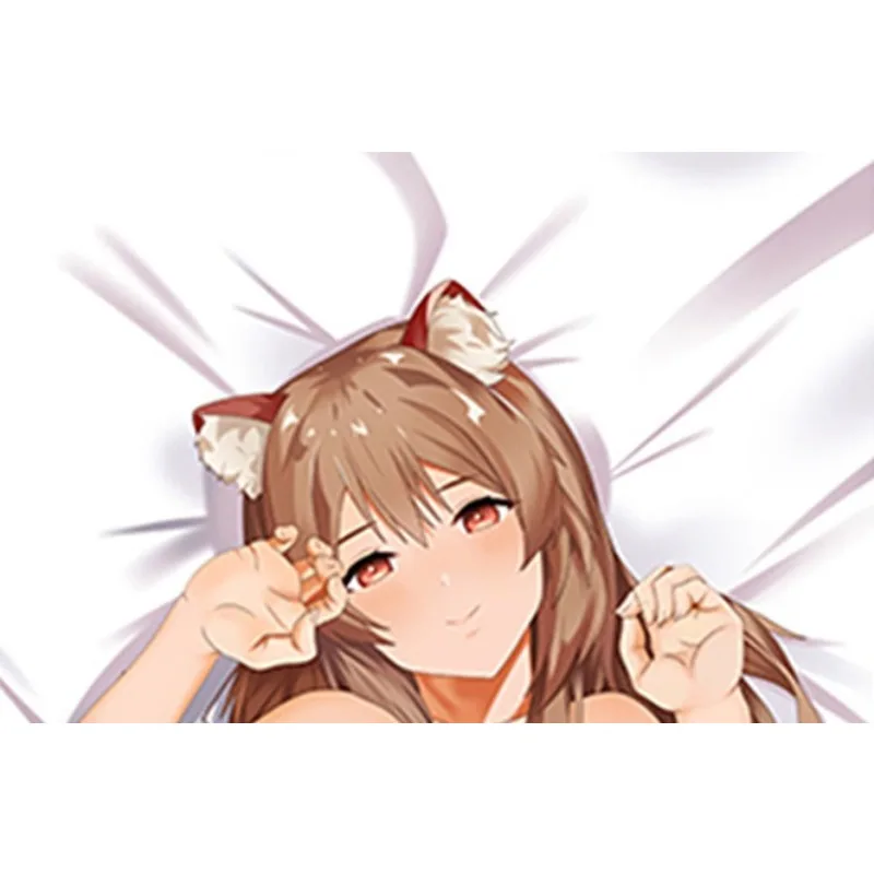 Raphtalia The Rising of the Shield Hero Long Pillowcase Double Sided Anime Decor Cushion Cover Home Bedding Fan Collectible Gift