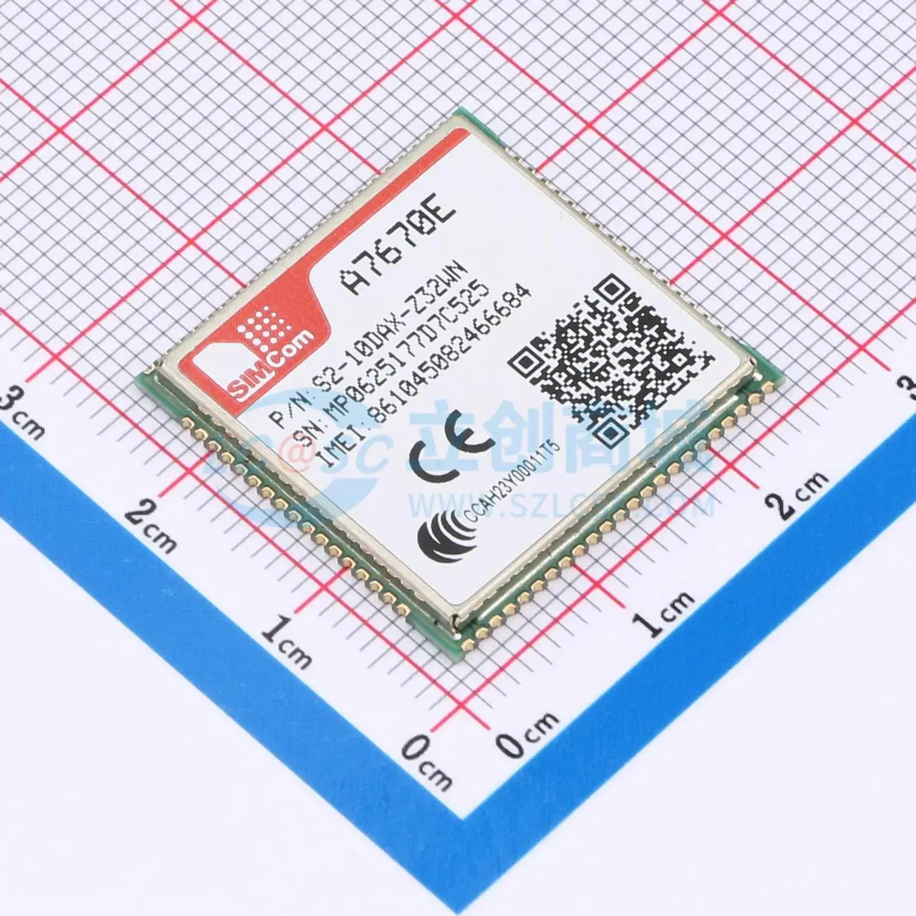 2 PCS SIMCOM A7670E-FASE Cellular Module 3.4V-4.2V