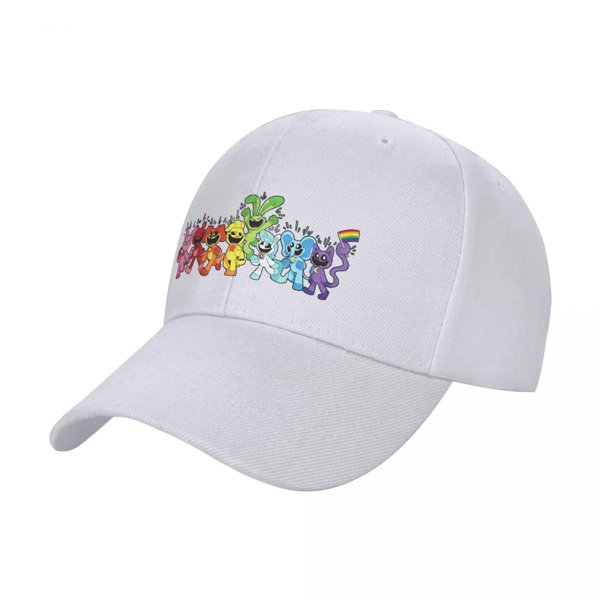 Sombreros de diseño de orgullo de Critters sonrientes para hombres y mujeres, gorras de béisbol curvadas, Snapback, sombrero de papá, sombrero de camionero, gorra deportiva ajustable, nuevo