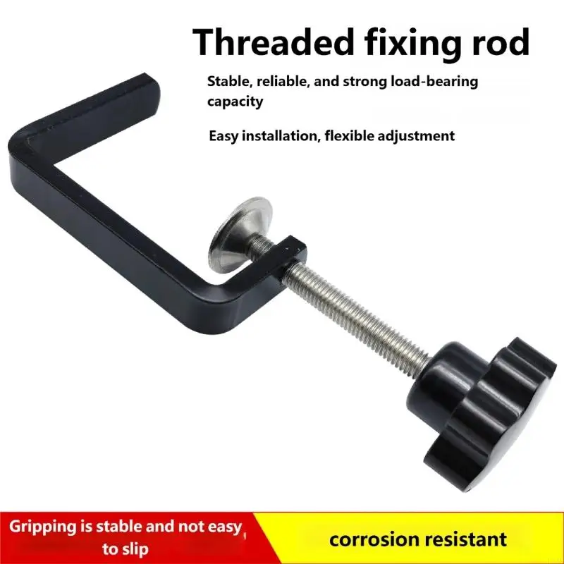 Round Fixed Vise Clamps for Secure Holding in Woodworking Projects Sturdy and Lightweight Design