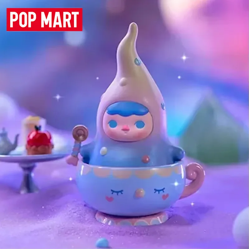 

POP MART PUCKY Animal Tea Party Series Blind Box Guess Bag Desktop Decoration Blind Bag Toys Anime Figure Cute Model Gift Girl