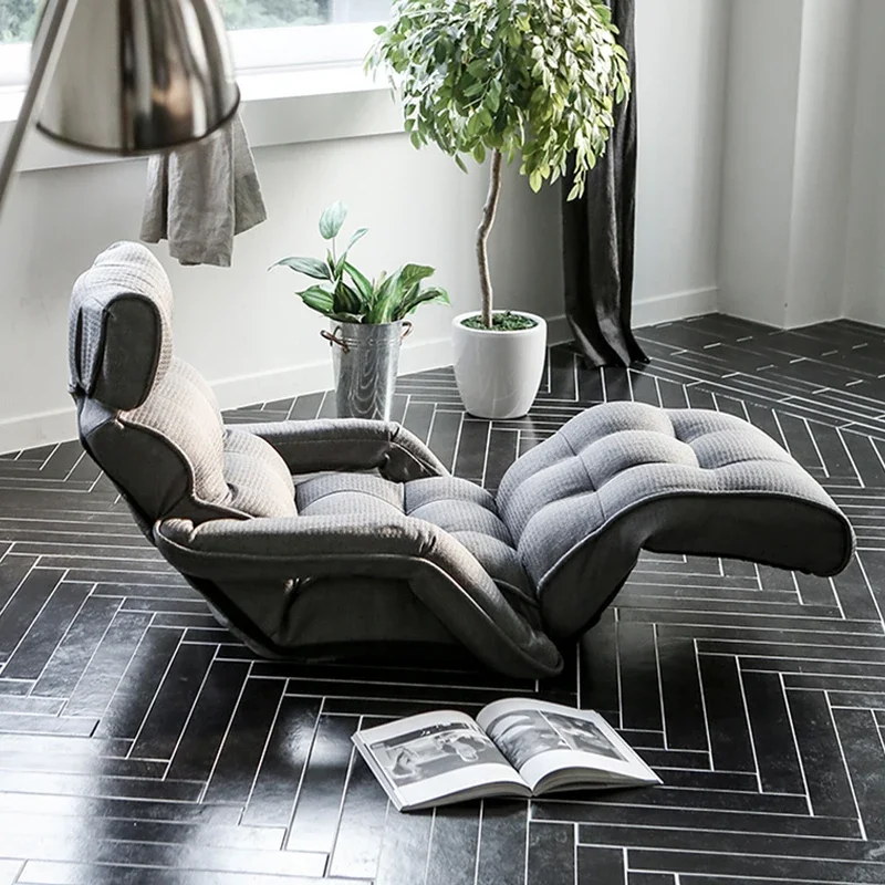 Single lazy sofa bay window chaise longue folding tatami seat