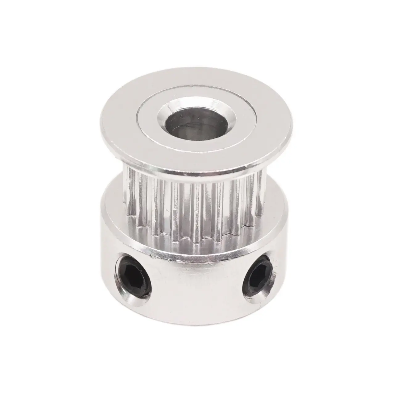 2/5 Stück GT2 Riemenscheibe, 20 Zähne, 5 mm Bohrung, 6 mm Breite, 20 Zähne, Zahnriemenscheibe, Aluminium für 3D-Drucker – Detail 14