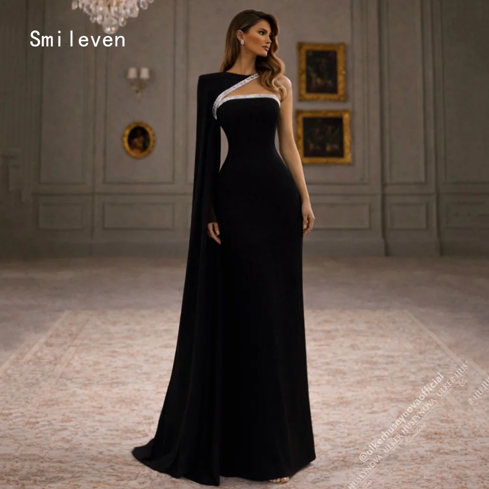 

Smileven Luxury Mermaid Prom Dress Strapless Waist Cinching Party Gowns Appliques Beading Formal Occassion Dress Customized 2026