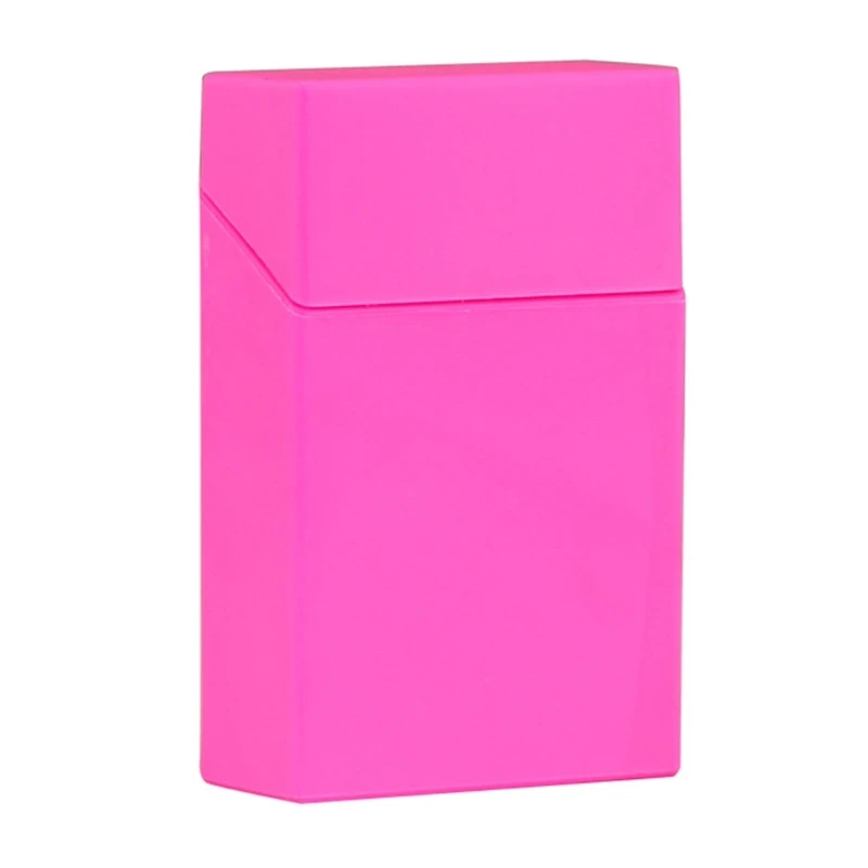 Multi Color Plastic Cigarette Box Portable Thin Cigar for Case Pocket Smoking Holder Anti-Collision Storage Container