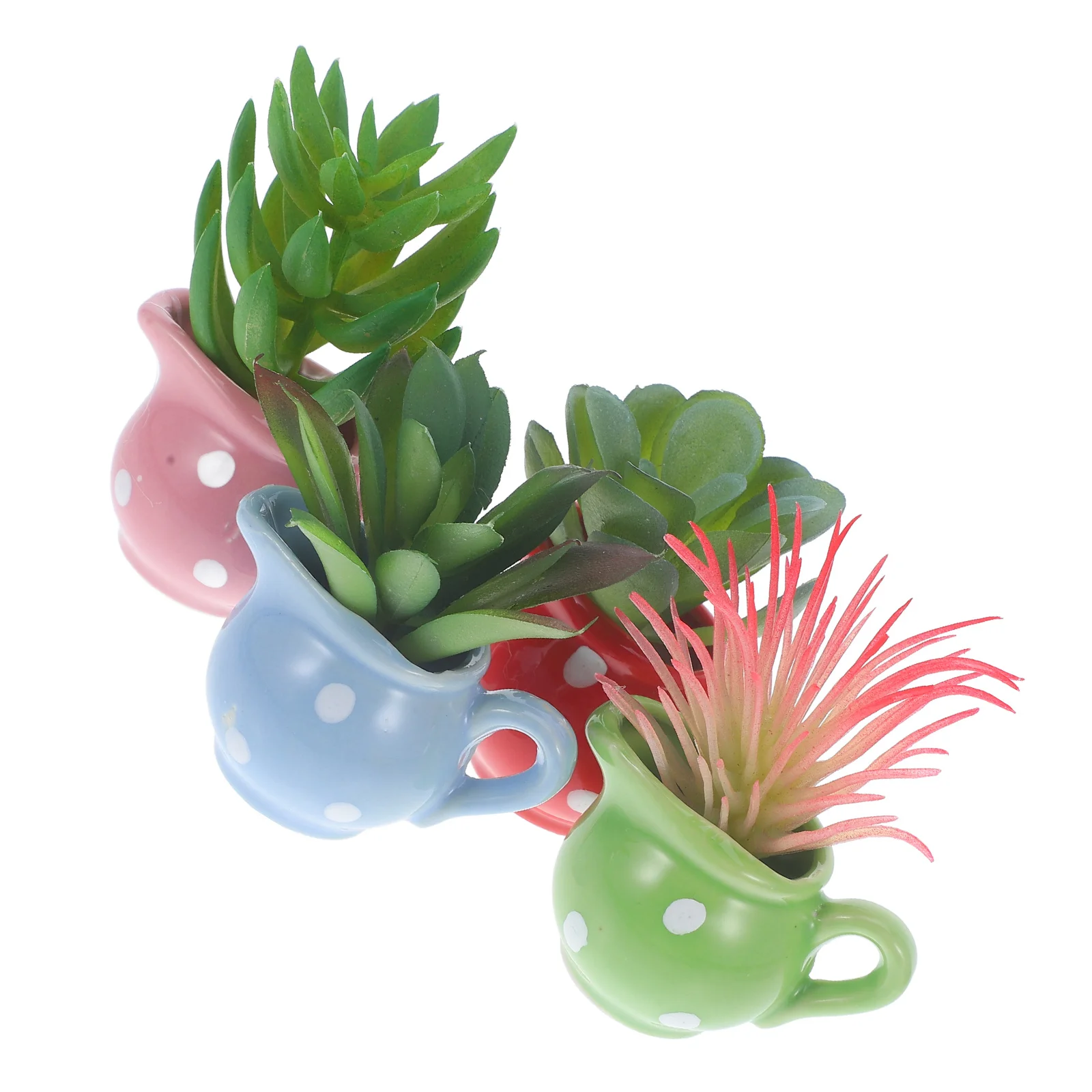

4pcs Simulation Ceramic Flower Vase Fridge Magnets 3D Refrigerator Magnet Decorative Whiteboard Kitchen Home Accessories Mini