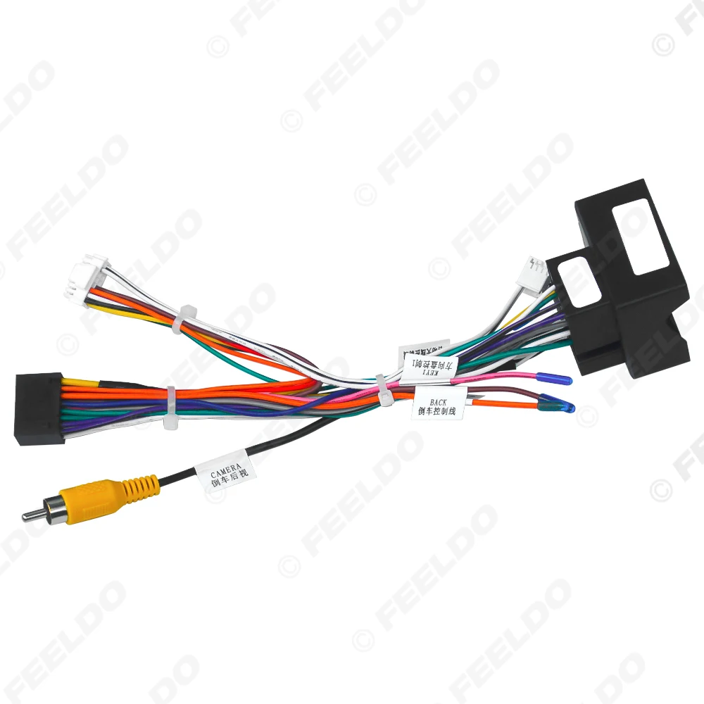 FEELDO Android Car Media Player Navi Radio CANBUS BOX Wire harness For Volkswagen Golf 5/6/Polo/Passat/Jetta/Tiguan/Touran/Skoda image 4