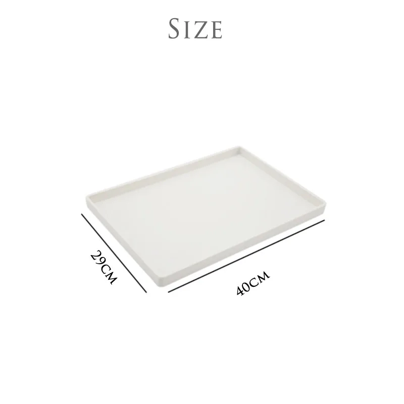 Creatieve Wit Melamine Rechthoekige Lade Diversen Opslag Melamine Imitatie Porseleinen Hotel Thuis Opslag Decoratie - afbeelding 1