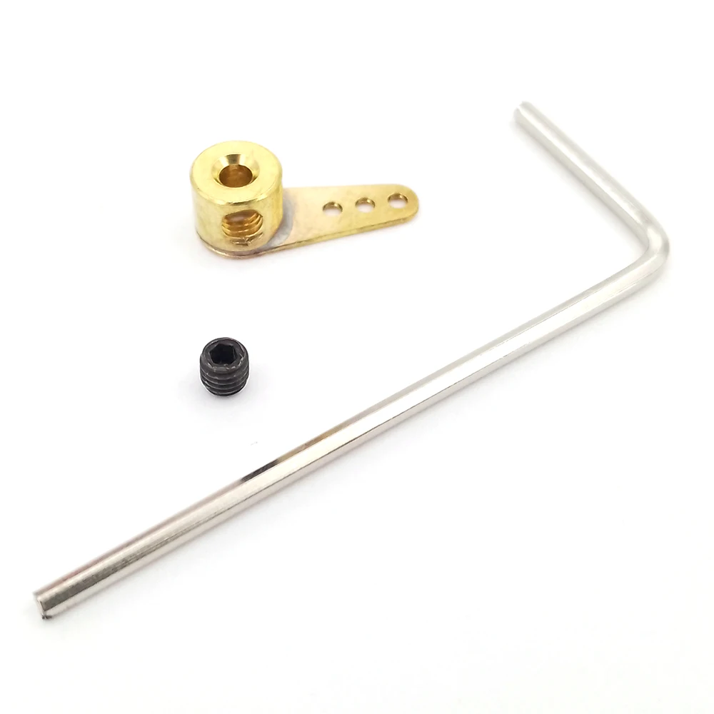 1PC 2mm Servo Arm Horn Steering Rudder Arm Linkage End Tie Rod Pull Rod End for Rudder RC Boat Marine Model