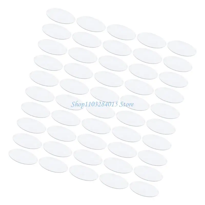 R6FF 10/30/50Pcs Waterproof NTAG215 Round Card PVC Blank Sticker for Environment