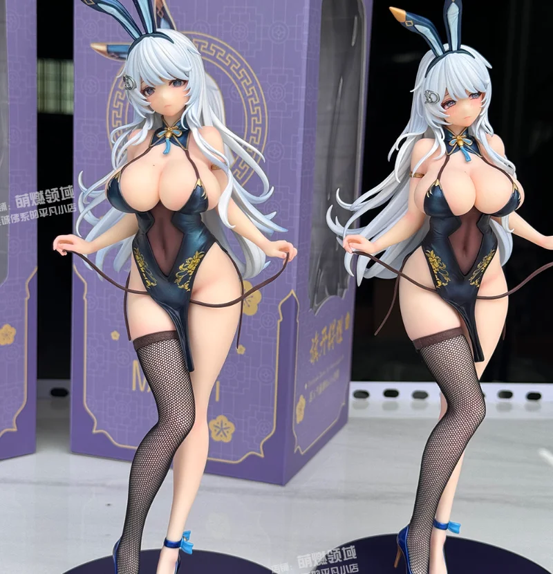 

Spot Flag Open Victory Rabbit Girl 1/6 True Silk Socks Warm Feel Paint White Hair Cheongsam Case Ornament Gift