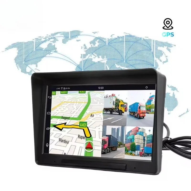 Four-lens MIPI LCD screen night vision rearview mirror camera truck driving recorder 1 year warranty