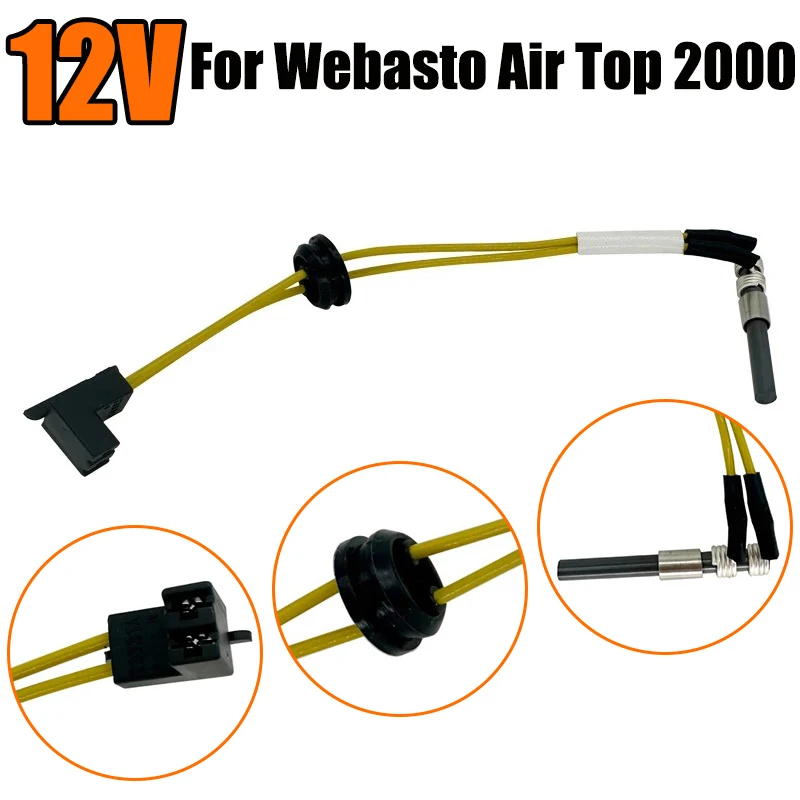 

12V Car Air Diesel Parking Heater Glow Pin Plug 42-55W 84906B For Webasto Air top 2000 Truck Repair Parts Heater Accessories