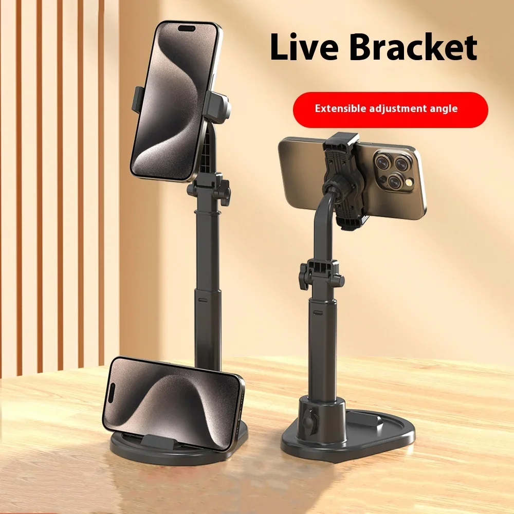 

Adjustable Height Phone Stand Multi-Angle Adjustable Mobile and Tablet Holder for Home, Office, and Live Streaming