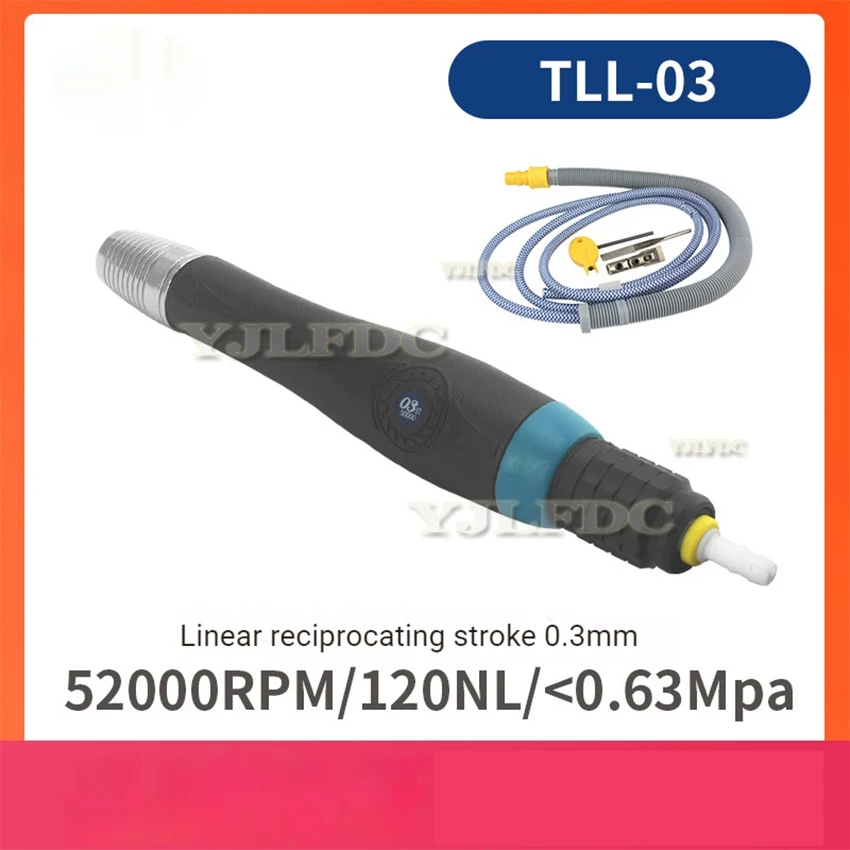 TLS-03/TLL-03 Stroke 0.3mm/0.7mm Pneumatic Ultrasonic Polishing Tools Turbo lap air Lapping 1sets