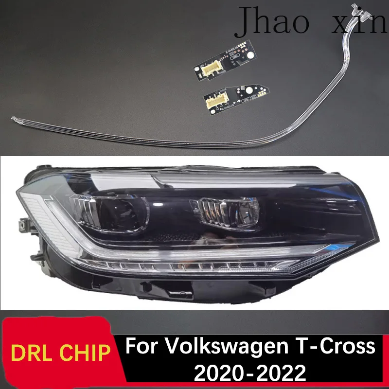 

Angel Eyes Circuit Board Ballast Module White Light Car Headlights DRL CHIP Tube for Volkswagen T-Cross 2020-2022 Automotive DRL
