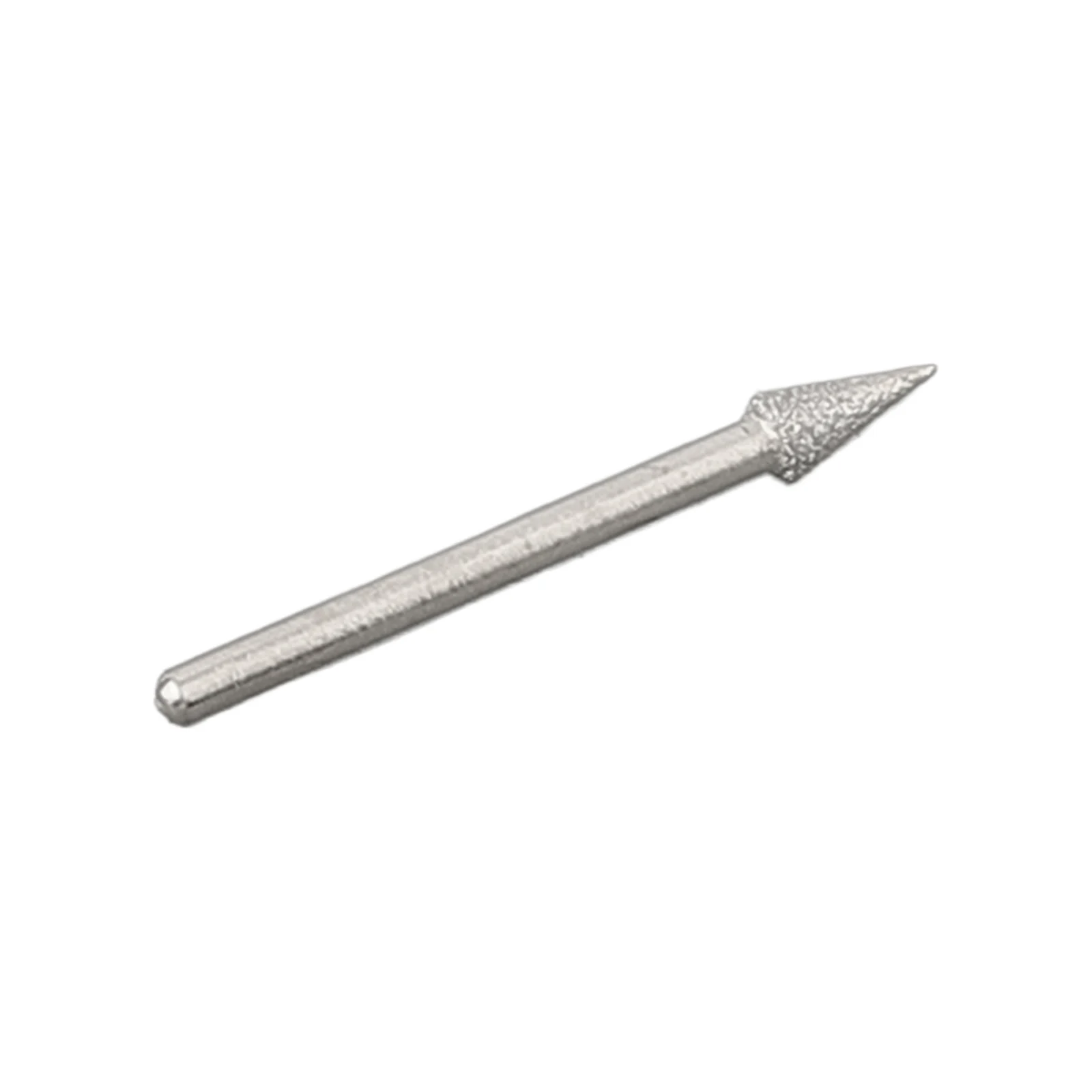 1 PC 3mm-Shank หัวเพชรบดเข็ม Bits Burr เจาะสําหรับโลหะแก้วหยกแกะสลักเจาะเครื่องมือแกะสลัก