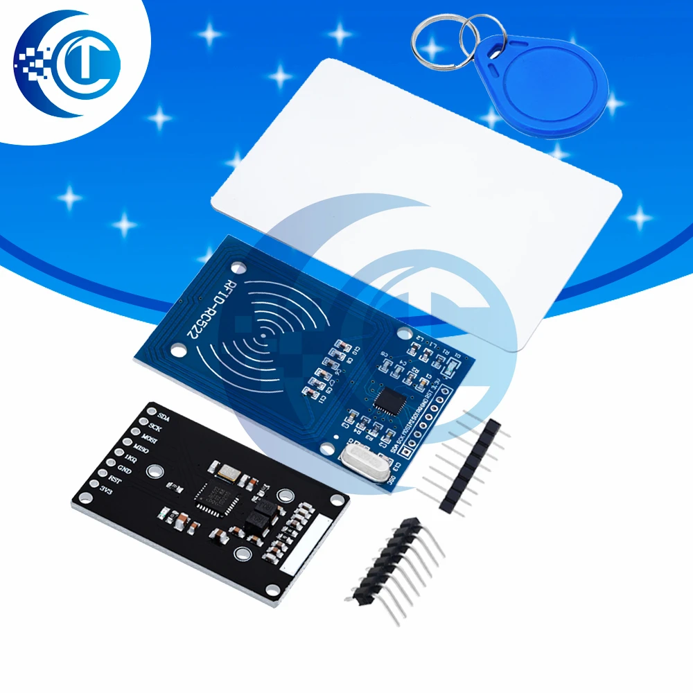 Modulo RFID RC522 mini kit S50 13.56 Mhz 6cm con tag SPI scrivi e leggi per arduino uno 2560