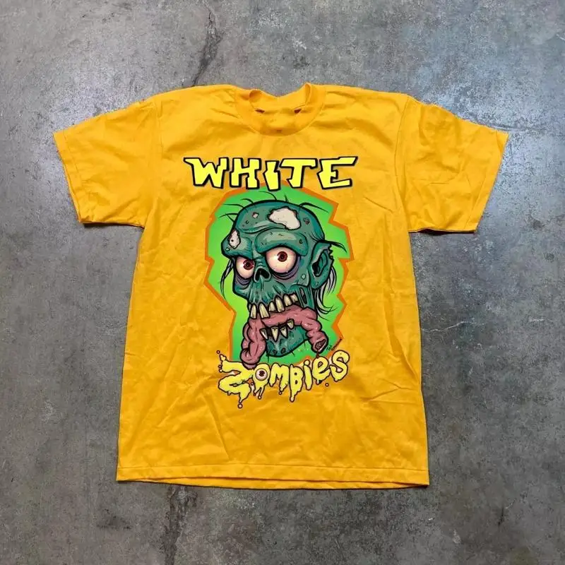 

New White Zombie Band Happy Halloween For Family All Size T Shirt