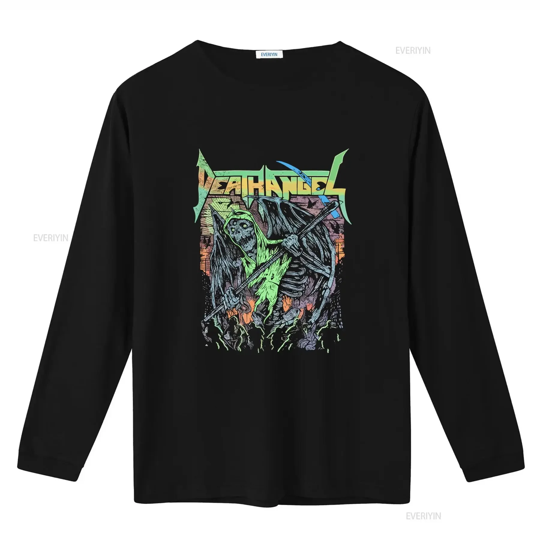 Rare Death Angel Skeleton Reaper T Shirt for Music Fans Sizes S 234XL NG2537 vintage Washed graphic Comfortable