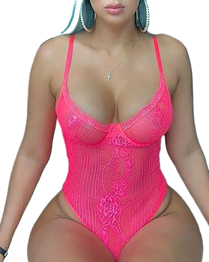 French Sexy Lingerie Women Sleep Wear Honeymoon Lace Backless Short Dress Night Young Girl Deep V Night Gowns Thong Pajama Set