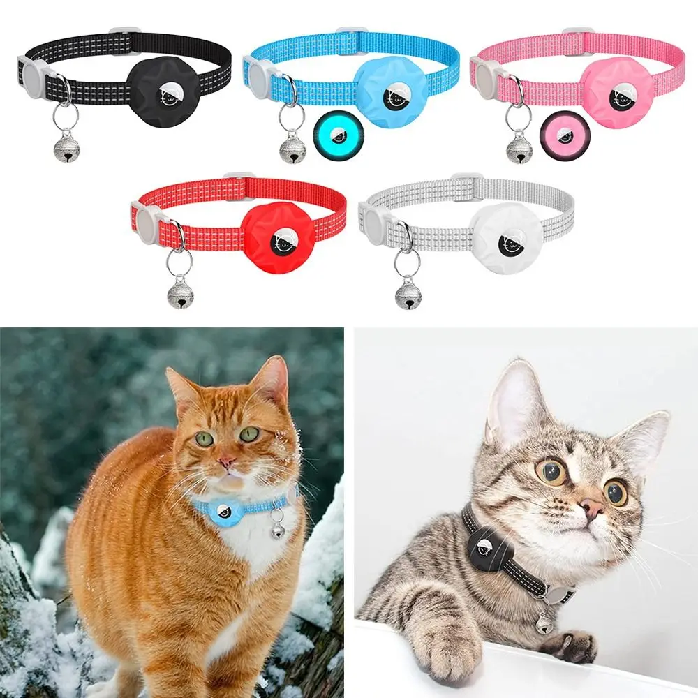 Cat With GPS For AirTag Accessories Anti-lost Collar For Apple Airtags Holder Tracker Box Pet Collar