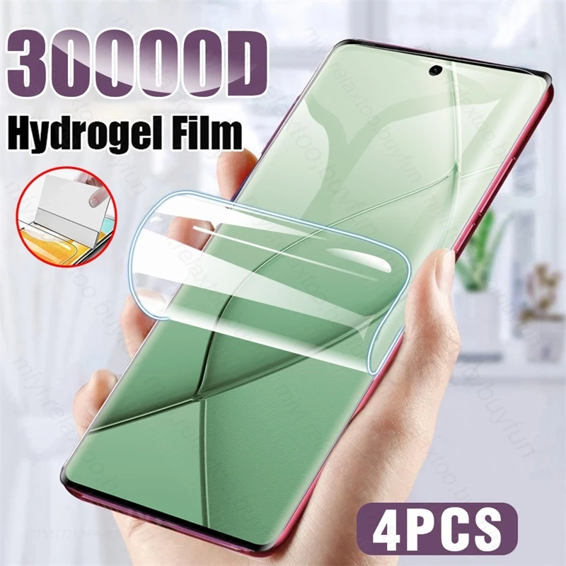 4PCS 30000D Hydrogel Film For Tecno Spark 20 Pro Plus Pro+ Spark20Pro+ Spark20 ProPlus 4G KJ7 6.78