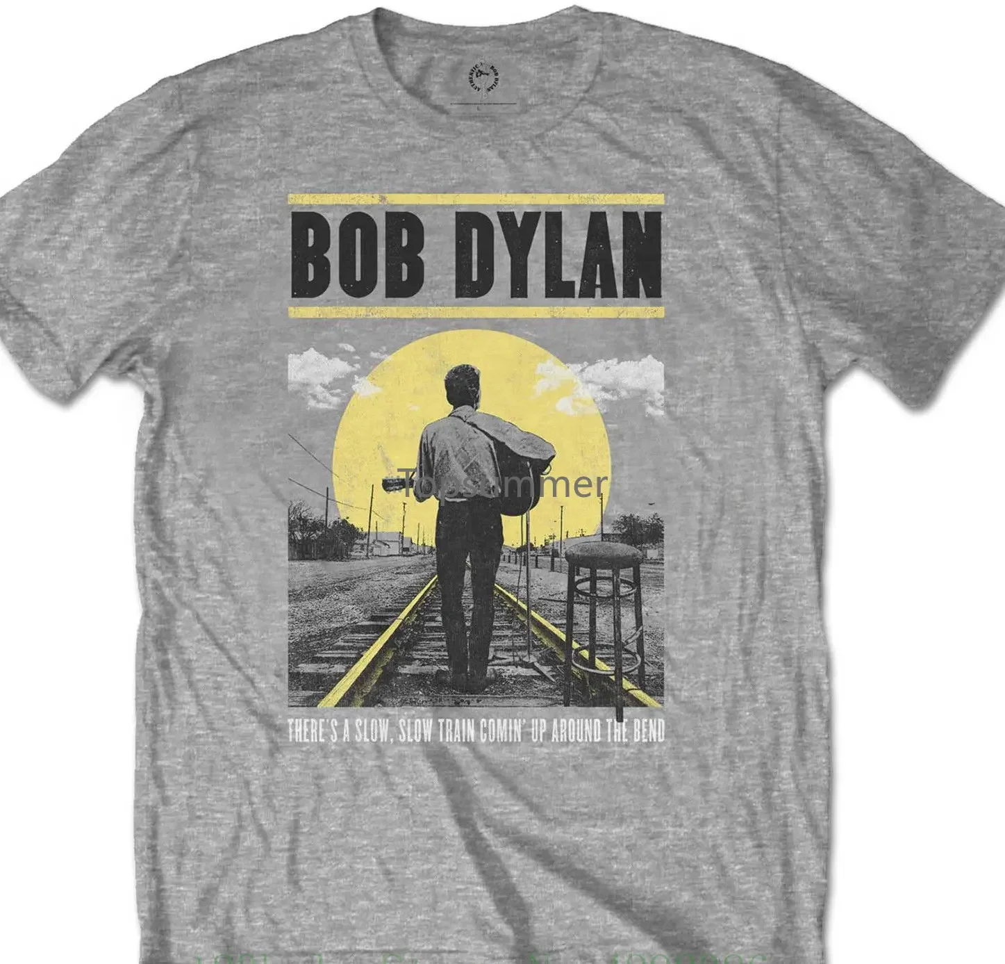 

Bob Dylan Slow Train T Shirt New & Official! Couples Funny Brand Clothes Slim Fit Blacking