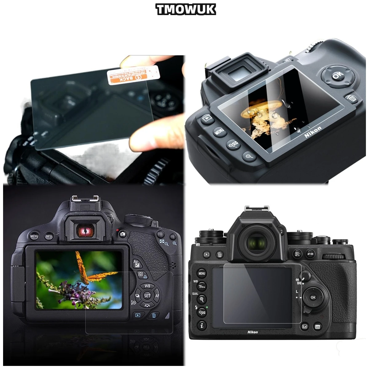 

For Nikon D5300 D54 D5500 D5600 Anti Blue Light Film - 9H Tempered Glass Screen Protector With Privacy Anti Glare & Anti Radiati