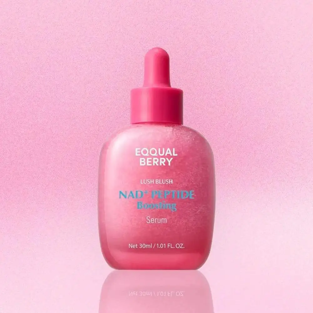 Suero coreano para el cuidado de la piel con péptidos NAD+ para nutrir e hidratar la piel del rostro.
