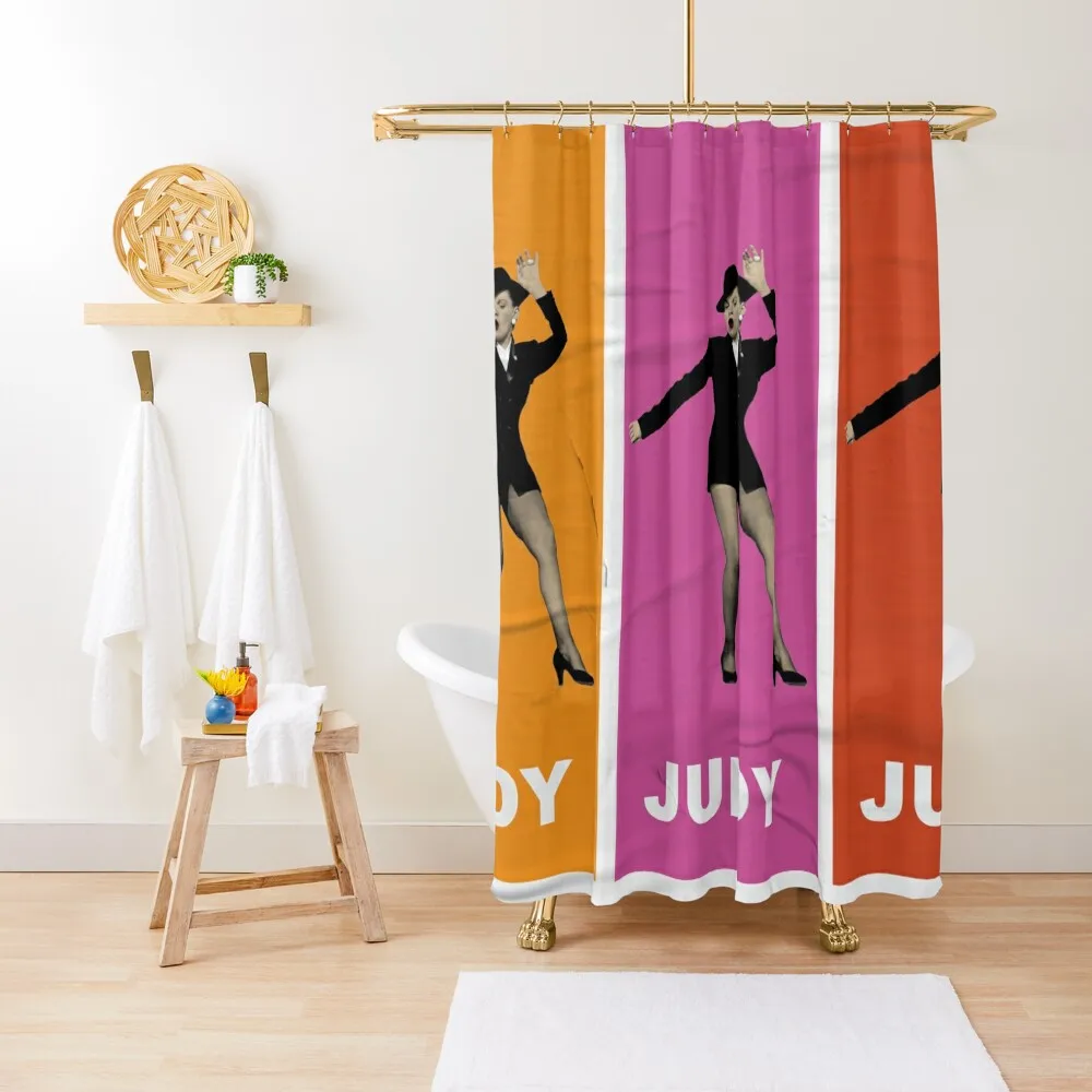 

Judy Garland "Get Happy" Pop Art Poster Shower Curtain In The Bathroom Shower Bath Curtain