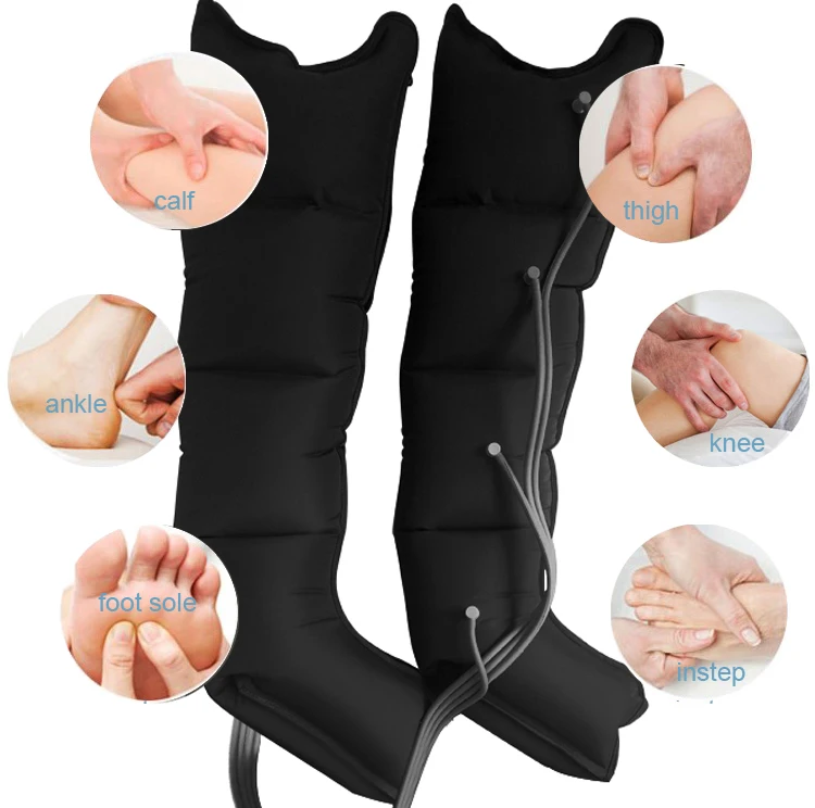 New Sports Pressotherapy Lymphatic Drainage Leg Massage air Compression Recovery Boots air Pressure Therapy Machine