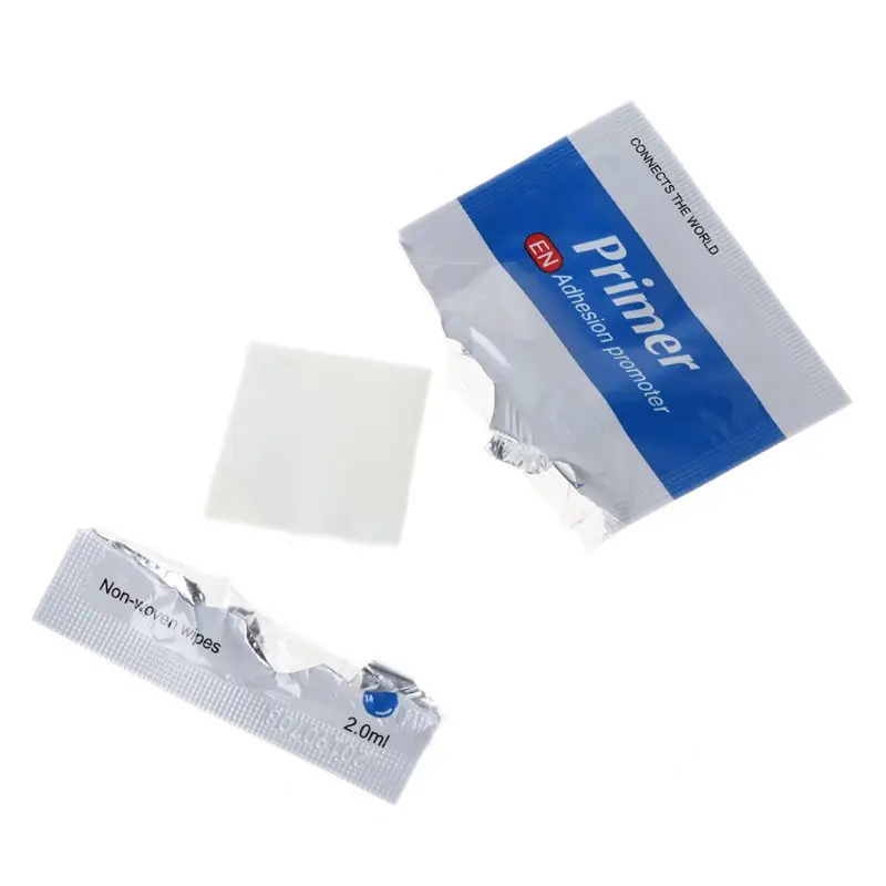 50 Pcs Double Tape Reinforcing Adhesive Sponge Applicator Adhesion Promoter for Increasing ​Initial Adhesion Primer