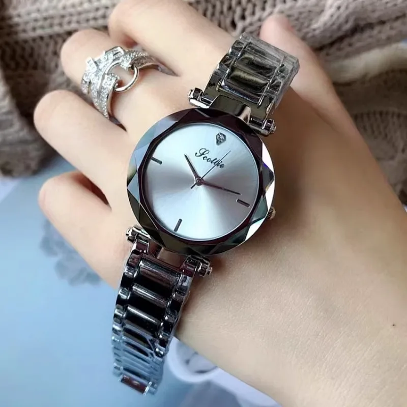 2025 nuevo reloj de cuarzo elegante de lujo elegante Simple moda automática tendencia impermeable estudiante señoras reloj regalo de cumpleaños