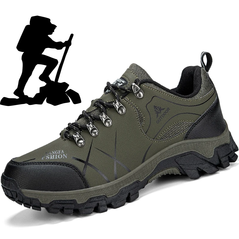 

Новая мужская походная обувь на осень и зиму, дышащая, противоскользящая и теплая походная обувь, спортивная походная обувь для активного отдыха