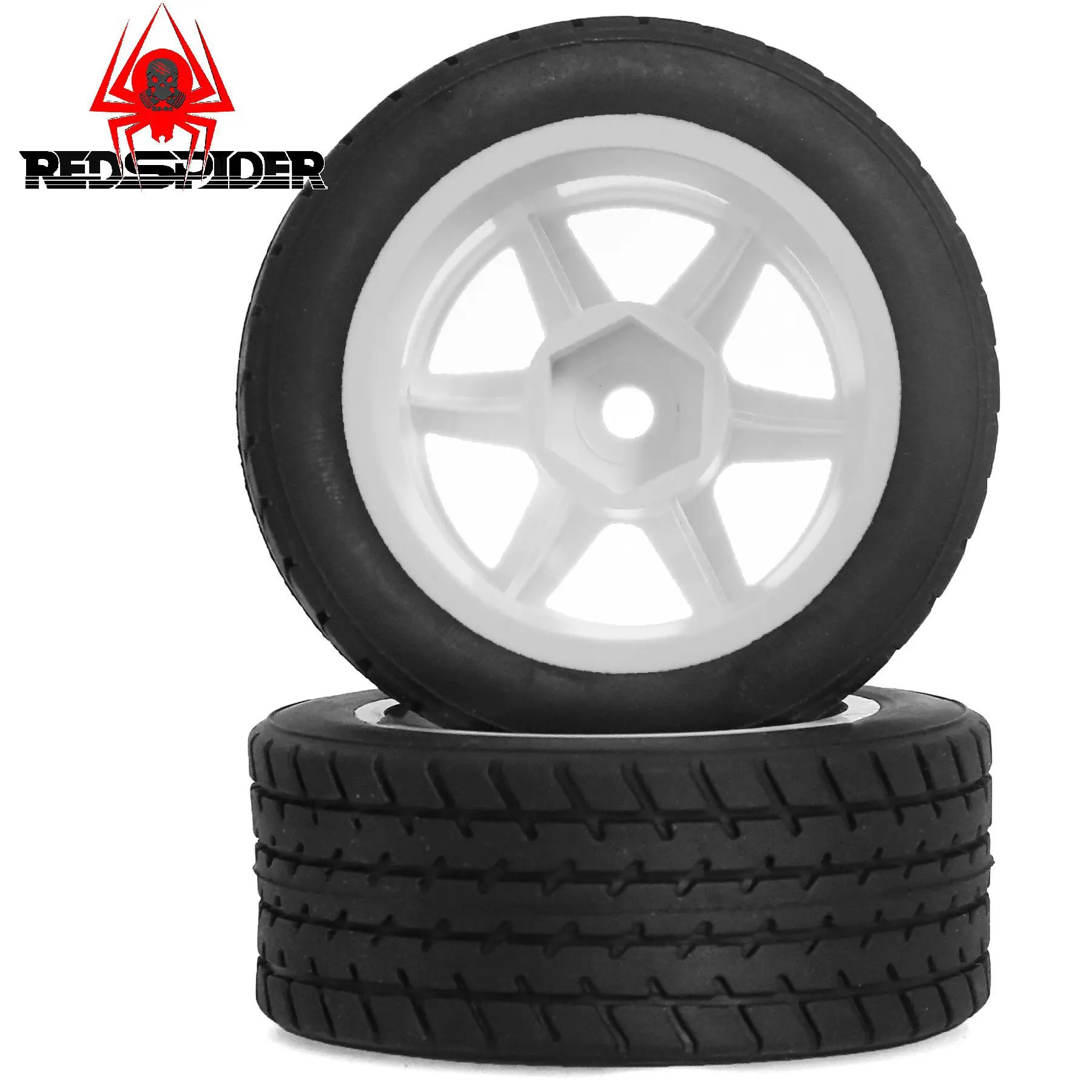 4 pz 60mm Ruota di Plastica Gomma Pneumatico Ruota Pneumatico Per RC Auto TAMIAY M03 M04 M05 MB01 MF01 XM01 SW01 T301