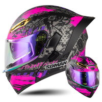 DOT Approved Men Motorcycle Helmet Dual Lens Flip Up Helmets Vintage Retro Full Face Moto Helmet Double Lens Modular Helm