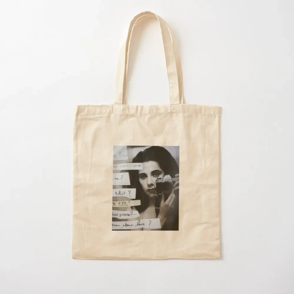 PJ Harvey Self Portrait Tote Lady shopper bags Portable shopping Canvas Tote foldable reusable bag shopper bags Tote Bag